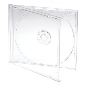 Caja Cd Simple Transparente (10 Unidades) (Pack)